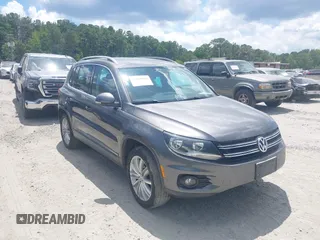 2012 Volkswagen Tiguan S with VIN WVGBV7AX5CW003391, listed as a IAAI auction lot 42860855 with 148,094 mi miles and . Bid and sale history available at DreamBid. Image 1.