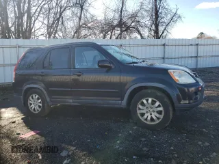 2005 Honda CR-V EX SE with VIN JHLRD78975C026174, listed as a Copart auction lot 86783814 with 208,498 mi miles and Clean Title. Bid and sale history available at carsss.com. Image 4.