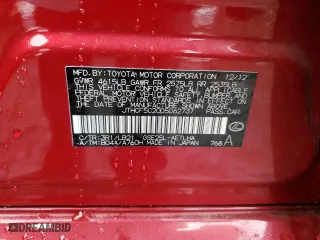 2013 Lexus IS 250 with VIN JTHCF5C20D5062737, listed as a Copart auction lot 42801285 with 93,884 mi miles and Salvage Title. Bid and sale history available at carsss.com. Image 12.