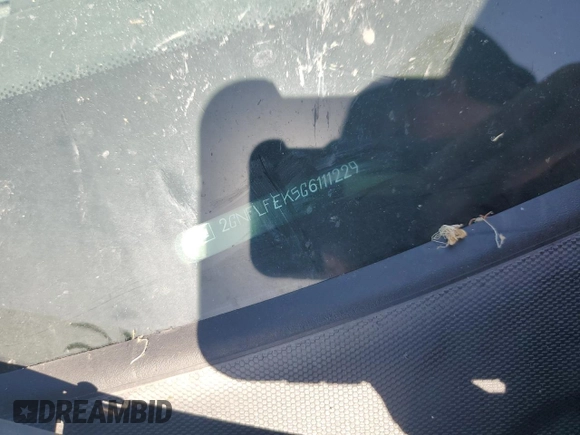 2016 Chevrolet Equinox LT with VIN 2GNFLFEK5G6111229, listed as a Copart auction lot 55039195 with Not Provided miles and Salvage Title. Bid and sale history available at carsss.com. Image 12.