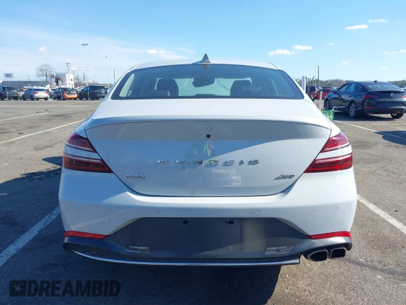 2022 Genesis G70 2.0T with VIN KMTG34TA7NU098169, listed as a IAAI auction lot 41669449 with 39,180 mi miles and . Bid and sale history available at DreamBid. Image 16.