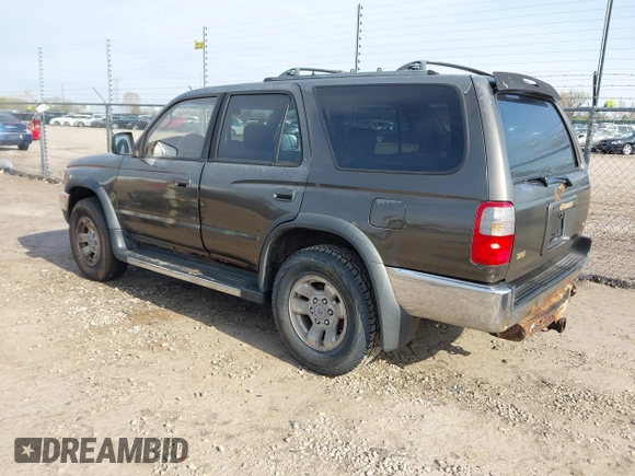 1998 Toyota 4Runner SR5 with VIN JT3HN86R2W0155266, listed as a IAAI auction lot 42111027 with 215,979 mi miles and . Bid and sale history available at DreamBid. Image 3.