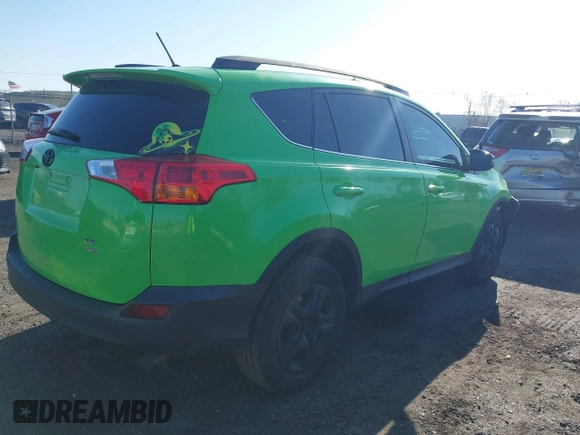 2015 Toyota RAV4 LE with VIN 2T3BFREVXFW252987, listed as a IAAI auction lot 41998166 with 174,154 mi miles and . Bid and sale history available at DreamBid. Image 4.