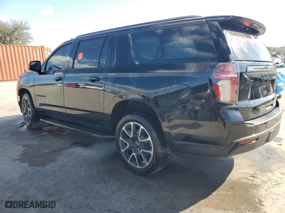 2022 Chevrolet Suburban RST with VIN 1GNSKEKD8NR197350, listed as a Copart auction lot 88249775 with 58,380 mi miles and Salvage Title. Bid and sale history available at carsss.com. Image 2.