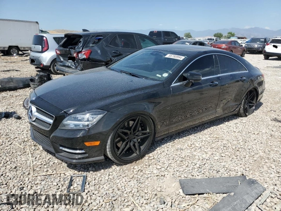 2014 Mercedes-Benz CLS-Class CLS 550 with VIN WDDLJ9BB2EA122573, listed as a Copart auction lot 58780994 with 89,767 mi miles and Salvage Title. Bid and sale history available at carsss.com. Image 1.