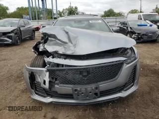 2023 Cadillac CT5 Luxury with VIN 1G6DX5RK0P0123857, listed as a Copart auction lot 56399025 with 45,565 mi miles and Salvage title. Bid and sale history available at DreamBid. Image 5.