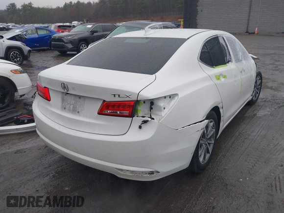 2020 Acura TLX with VIN 19UUB1F39LA009430, listed as a IAAI auction lot 41913269 with 58,306 mi miles and . Bid and sale history available at DreamBid. Image 4.