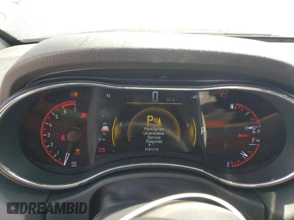 2015 Dodge Durango R/T with VIN 1C4SDJCT8FC772312, listed as a Copart auction lot 56235075 with 61,813 mi miles and Salvage title. Bid and sale history available at DreamBid. Image 9.