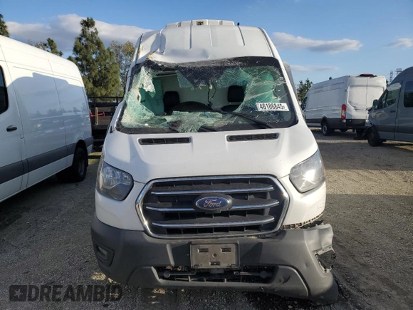 2020 Ford Transit Cargo with VIN 1FTBW3X80LKA53908, listed as a Copart auction lot 46186845 with Not Provided miles and Salvage Title. Bid and sale history available at DreamBid. Image 5.