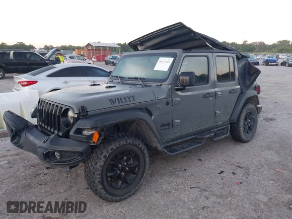 2022 Jeep Wrangler Unlimited Sport with VIN 1C4HJXDN9NW241154, listed as a IAAI auction lot 40211944 with 31,344 mi miles and . Bid and sale history available at DreamBid. Image 17.