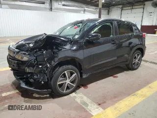 2022 Honda HR-V EX with VIN 3CZRU6H52NM736631, listed as a Copart auction lot 51266625 with 15,423 mi miles and Salvage Title. Bid and sale history available at carsss.com. Image 1.