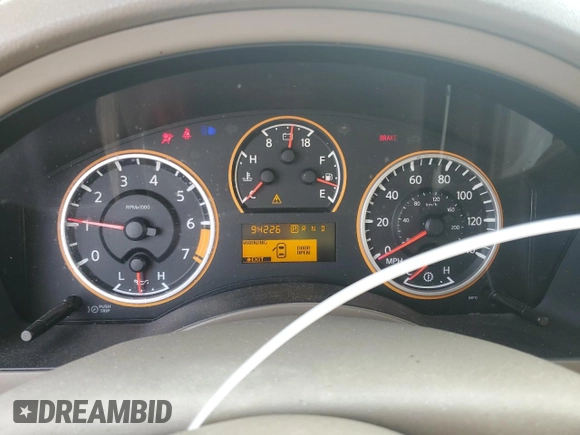 2011 Nissan Armada SV with VIN 5N1BA0ND9BN621546, listed as a Copart auction lot 50349545 with 94,226 mi miles and Salvage Title. Bid and sale history available at DreamBid. Image 9.