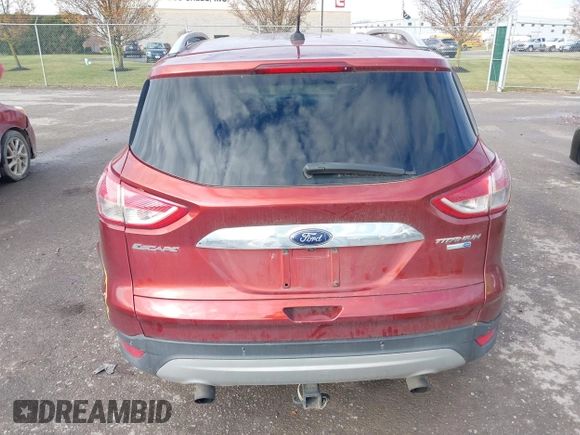2015 Ford Escape Titanium with VIN 1FMCU9J91FUA26624, listed as a IAAI auction lot 40854175 with 132,313 mi miles. Bid and sale history available at carsss.com. Image 16.