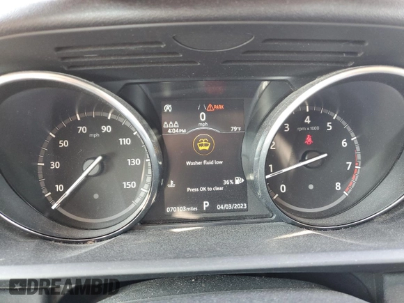 2020 Land Rover Discovery SE with VIN SALRG2RV1L2427511, listed as a Copart auction lot 42169463 with 70,103 mi miles. Bid and sale history available at carsss.com. Image 9.
