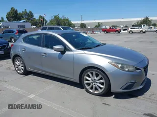 2014 Mazda 3 i Grand Touring z VIN JM1BM1M72E1112990, wystawiony jako IAAI lot #42485882 z przebiegiem 271 237 mil mil oraz . Historia ofert i sprzedaży dostępna na DreamBid. Obrazek 1.