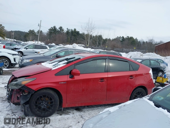 2012 Toyota Prius One with VIN JTDKN3DU3C5439290, listed as a IAAI auction lot 41560014 with 266,761 mi miles. Bid and sale history available at carsss.com. Image 15.