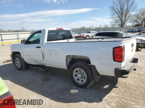2014 Chevrolet Silverado 1500 Work Truck with VIN 1GCNCPEH9EZ397103, listed as a Copart auction lot 50642965 with 59,469 mi miles and Salvage Title. Bid and sale history available at DreamBid. Image 2.
