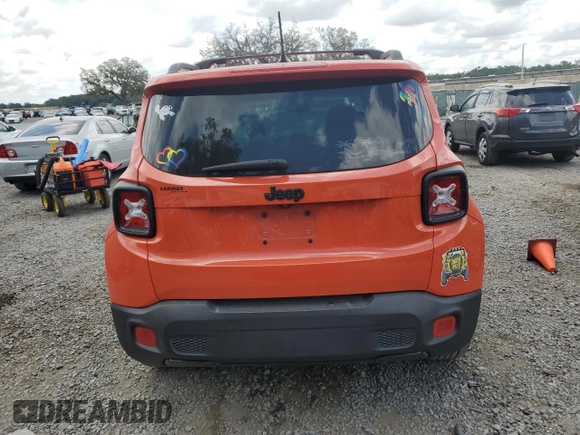 2017 Jeep Renegade Altitude с VIN ZACCJABB6HPE65984, выставлен на аукционе Copart как лот 55086095 с пробегом 109 727 миль миль и Списание • Salvage title. История ставок и продаж доступна на DreamBid. Изображение 6.