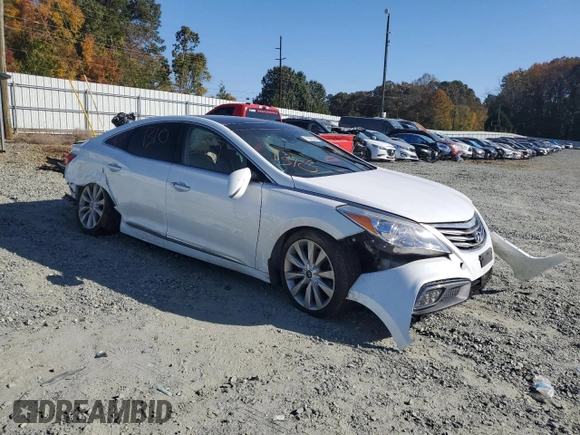 2017 Hyundai Azera Limited with VIN KMHFH4JG5HA590574, listed as a Copart auction lot 77846934 with Not provided miles and Salvage title. Bid and sale history available at DreamBid. Image 4.