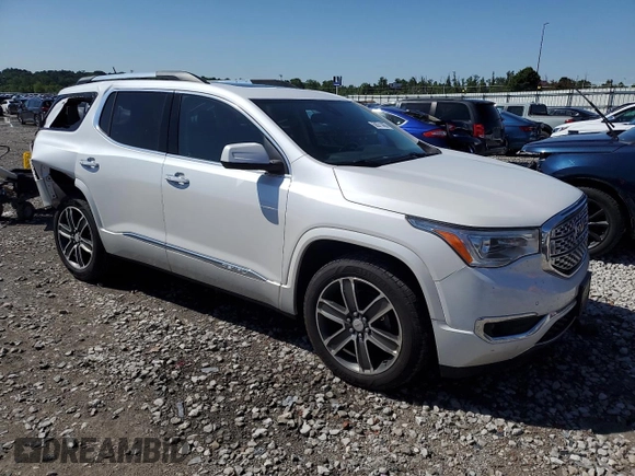 2017 GMC Acadia Denali with VIN 1GKKNPLS0HZ201666, listed as a Copart auction lot 58371465 with 139,364 mi miles and Salvage title. Bid and sale history available at DreamBid. Image 4.