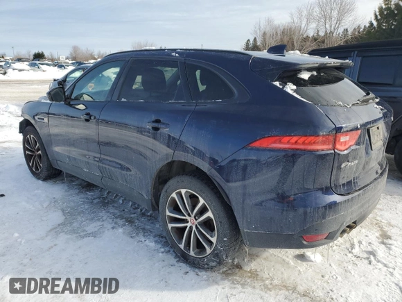 2018 Jaguar F-Pace 20d Premium with VIN SADCJ2FN5JA263559, listed as a Copart auction lot 44557235 with 135,135 mi miles and Clean Title. Bid and sale history available at DreamBid. Image 2.