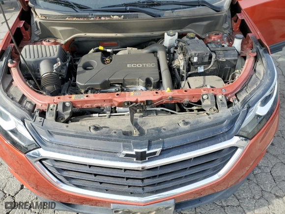 2020 Chevrolet Equinox LS with VIN 2GNAXHEV7L6197285, listed as a Copart auction lot 43445515 with 84,314 mi miles and Salvage Title. Bid and sale history available at carsss.com. Image 12.