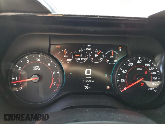 2018 Chevrolet Camaro 2SS with VIN 1G1FG1R72J0146180, listed as a Copart auction lot 52496345 with 41,906 mi miles and Salvage title. Bid and sale history available at DreamBid. Image 9.