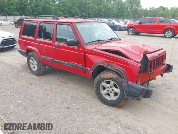 1999 Jeep Cherokee Sport z VIN 1J4FT68S9XL667355, wystawiony jako IAAI lot #42204435 z przebiegiem 217 178 mil mil oraz . Historia ofert i sprzedaży dostępna na DreamBid. Obrazek 1.