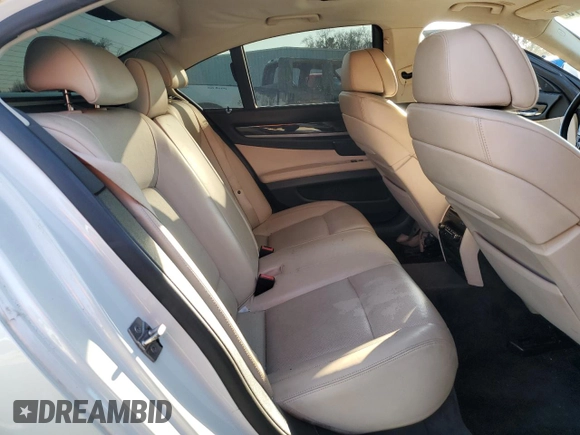 2009 BMW 7 Series 750i with VIN WBAKA83519CY35318, listed as a Copart auction lot 42594275 with 189,874 mi miles and Salvage Title. Bid and sale history available at DreamBid. Image 10.