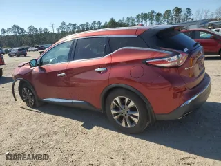 2015 Nissan Murano SL with VIN 5N1AZ2MG2FN263286, listed as a Copart auction lot 43761185 with 143,764 mi miles and Salvage Title. Bid and sale history available at carsss.com. Image 2.