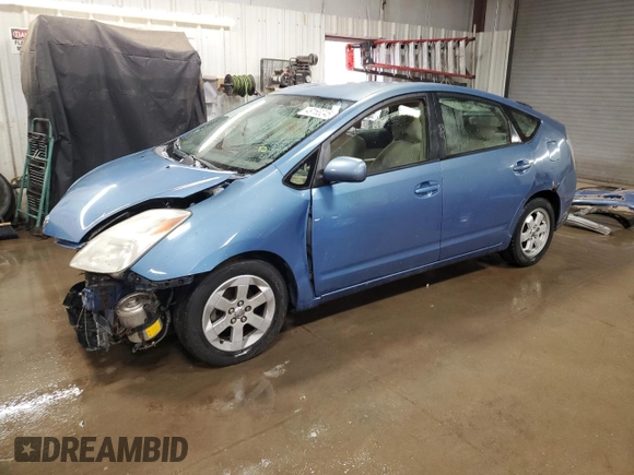2005 Toyota Prius with VIN JTDKB20U453037043, listed as a Copart auction lot 49163245 with 185,676 mi miles and Salvage Title. Bid and sale history available at carsss.com. Image 1.