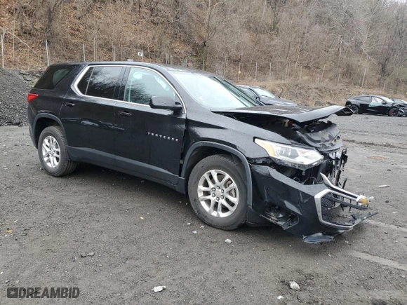 2020 Chevrolet Traverse LS with VIN 1GNEVFKW9LJ100048, listed as a Copart auction lot 51088395 with 31,329 mi miles and Salvage Title. Bid and sale history available at carsss.com. Image 4.