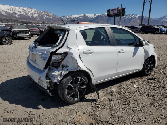 2016 Toyota Yaris L with VIN VNKKTUD36GA070366, listed as a Copart auction lot 50827135 with 94,929 mi miles and Salvage Title. Bid and sale history available at carsss.com. Image 3.