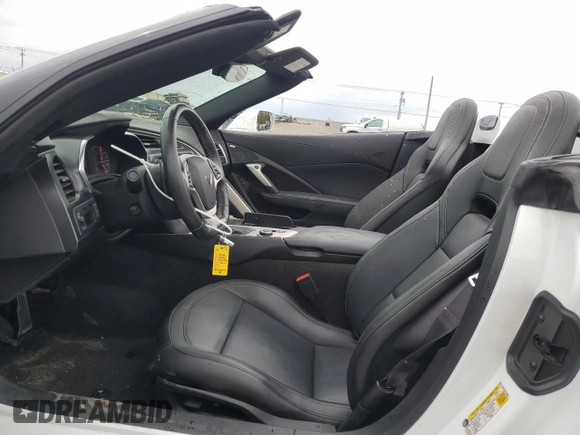 2016 Chevrolet Corvette 1LT z VIN 1G1YB3D71G5123625, wystawiony jako Copart lot #53939265 z przebiegiem 55 049 mil mil oraz Szkoda całkowita • Salvage title. Historia ofert i sprzedaży dostępna na DreamBid. Obrazek 7.