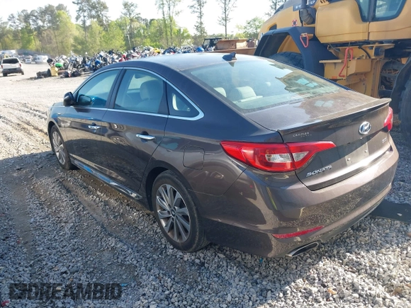 2016 Hyundai Sonata Sport with VIN 5NPE34AF0GH343444, listed as a IAAI auction lot 42034215 with 55,768 mi miles and . Bid and sale history available at DreamBid. Image 3.