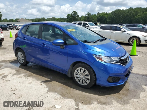 2019 Honda Fit LX with VIN 3HGGK5H43KM731861, listed as a Copart auction lot 61651055 with 138,702 mi miles and Salvage title. Bid and sale history available at DreamBid. Image 4.