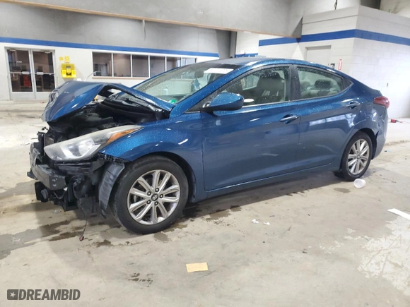 2014 Hyundai Elantra SE with VIN KMHDH4AE3EU082460, listed as a Copart auction lot 52711375 with 178,708 mi miles and Salvage Title. Bid and sale history available at carsss.com. Image 1.