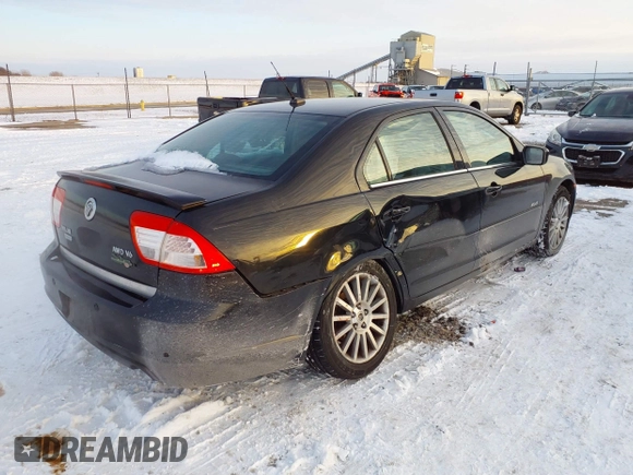 2008 Mercury Milan Premier with VIN 3MEHM02128R609324, listed as a IAAI auction lot 41213842 with 118,968 mi miles and . Bid and sale history available at DreamBid. Image 4.