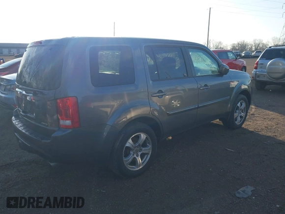 2012 Honda Pilot EX-L with VIN 5FNYF4H52CB034259, listed as a IAAI auction lot 41871625 with 159,577 mi miles and . Bid and sale history available at carsss.com. Image 4.