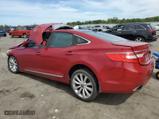 2013 Hyundai Azera with VIN KMHFH4JG3DA311553, listed as a Copart auction lot 70242604 with 0 mi miles and Salvage Title. Bid and sale history available at carsss.com. Image 2.