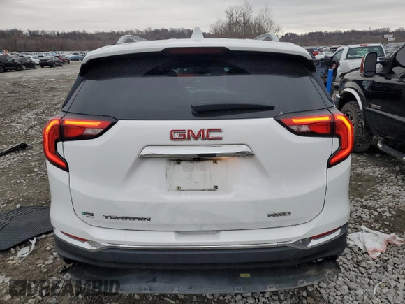 2020 GMC Terrain SLT z VIN 3GKALVEV4LL255355, wystawiony jako Copart lot #86293754 z przebiegiem 122 892 mil mil oraz Szkoda całkowita • Salvage title. Historia ofert i sprzedaży dostępna na DreamBid. Obrazek 6.