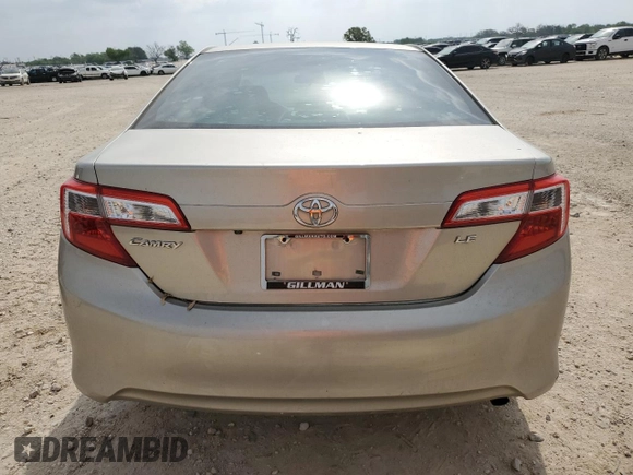 2014 Toyota Camry L with VIN 4T4BF1FK5ER437421, listed as a Copart auction lot 51816695 with 123,691 mi miles and Salvage Title. Bid and sale history available at DreamBid. Image 6.