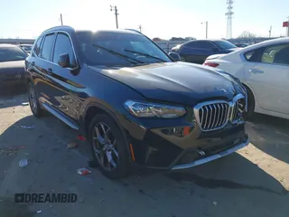 2024 BMW X3 sDrive30i with VIN WBX47DP08RN262166, listed as a IAAI auction lot 41195948 with Not Provided miles and . Bid and sale history available at DreamBid. Image 1.