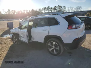 2021 Jeep Cherokee Limited with VIN 1C4PJLDX1MD187218, listed as a Copart auction lot 88927705 with 97,320 mi miles and Salvage title. Bid and sale history available at DreamBid. Image 2.