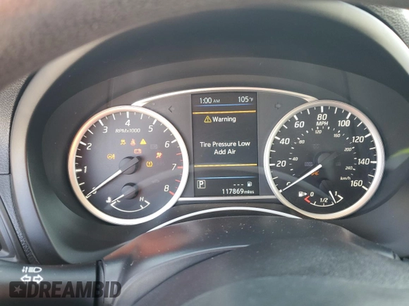 2019 Nissan Sentra S with VIN 3N1AB7AP5KY208616, listed as a Copart auction lot 60317315 with 117,869 mi miles and Salvage title. Bid and sale history available at DreamBid. Image 9.