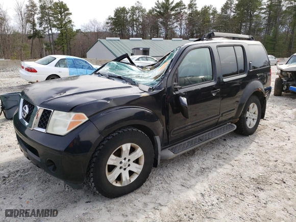 2005 Nissan Pathfinder LE with VIN 5N1AR18WX5C700361, listed as a Copart auction lot 50921015 with 267,873 mi miles and Clean Title. Bid and sale history available at carsss.com. Image 1.