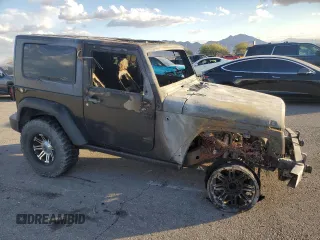 2009 Jeep Wrangler Rubicon with VIN 1J4GA64119L762714, listed as a Copart auction lot 80943364 with Not Provided miles and Salvage Title. Bid and sale history available at DreamBid. Image 4.
