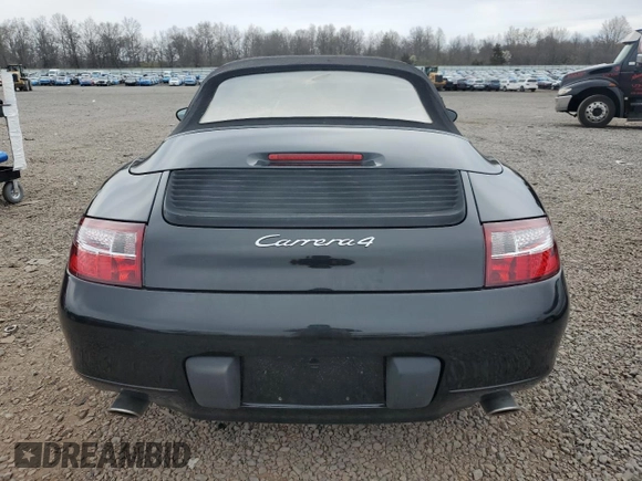 2001 Porsche 911 with VIN WP0CA29931S652821, listed as a Copart auction lot 52928055 with Not Provided miles and Clean Title. Bid and sale history available at DreamBid. Image 6.