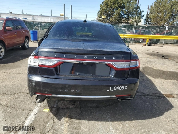2019 Lincoln Continental Select with VIN 1LN6L9SK4K5606004, listed as a Copart auction lot 48584395 with 110,917 mi miles and Salvage Title. Bid and sale history available at carsss.com. Image 6.
