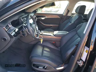 2024 Audi A8 with VIN WAULDAF86RN003891, listed as a Copart auction lot 77408804 with 4,812 mi miles and Salvage Title. Bid and sale history available at carsss.com. Image 7.